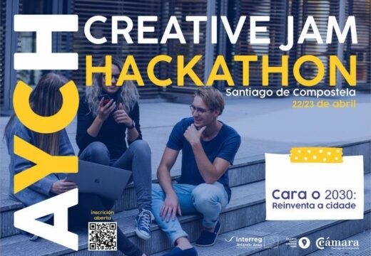 A Cámara de Comercio de Santiago organiza este sábado 22 e domingo 23 de abril o evento local Creativa Jam Hackathon